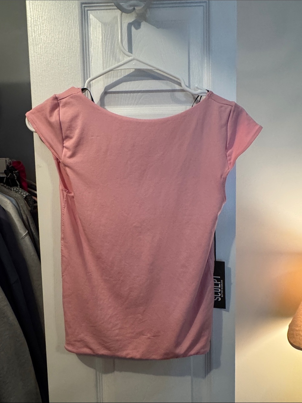 Forever 21 Light Pink Cap Sleeve Scoop Neck Tee